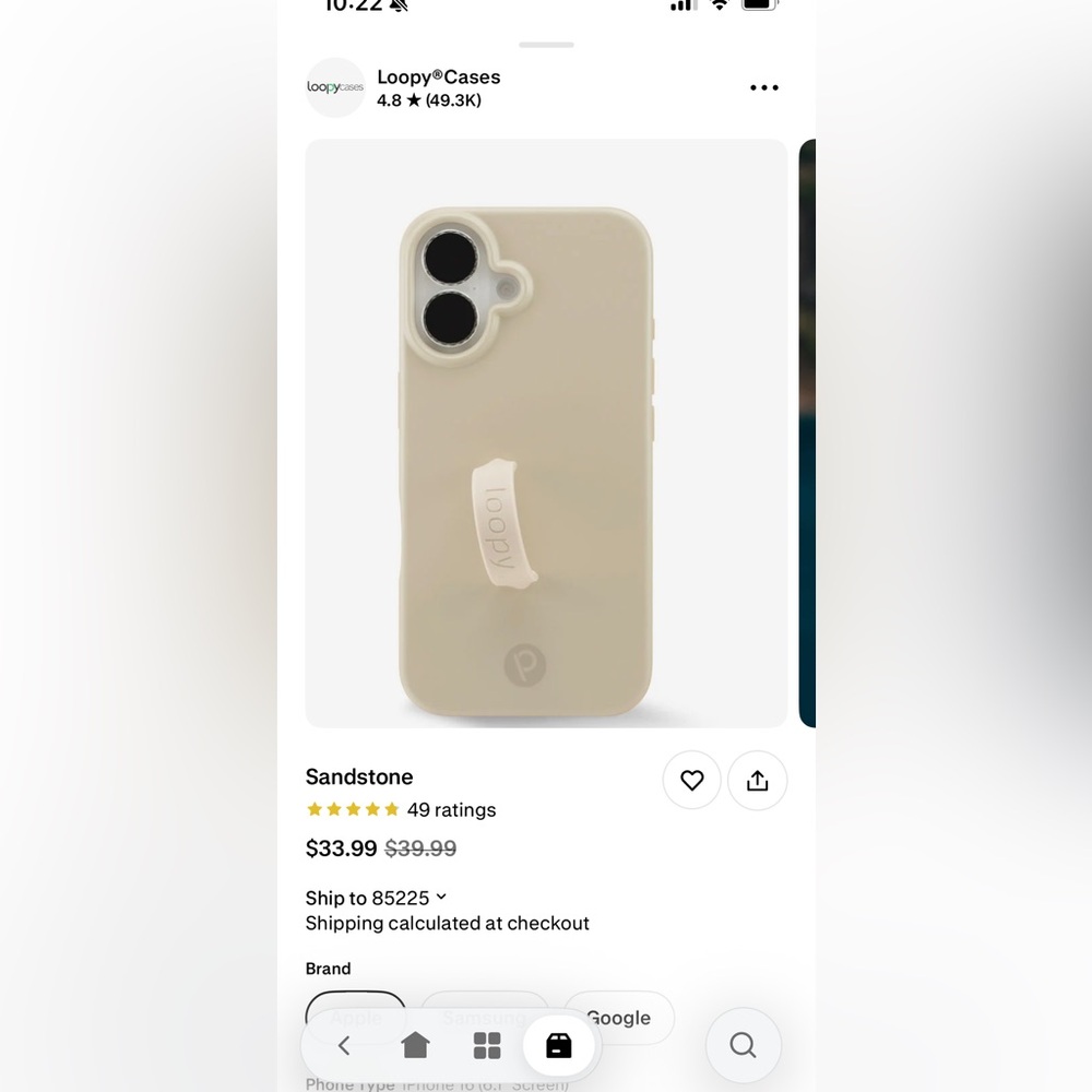 iPhone 16 loopy case